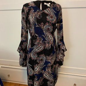 White House Black Market Paisley dress